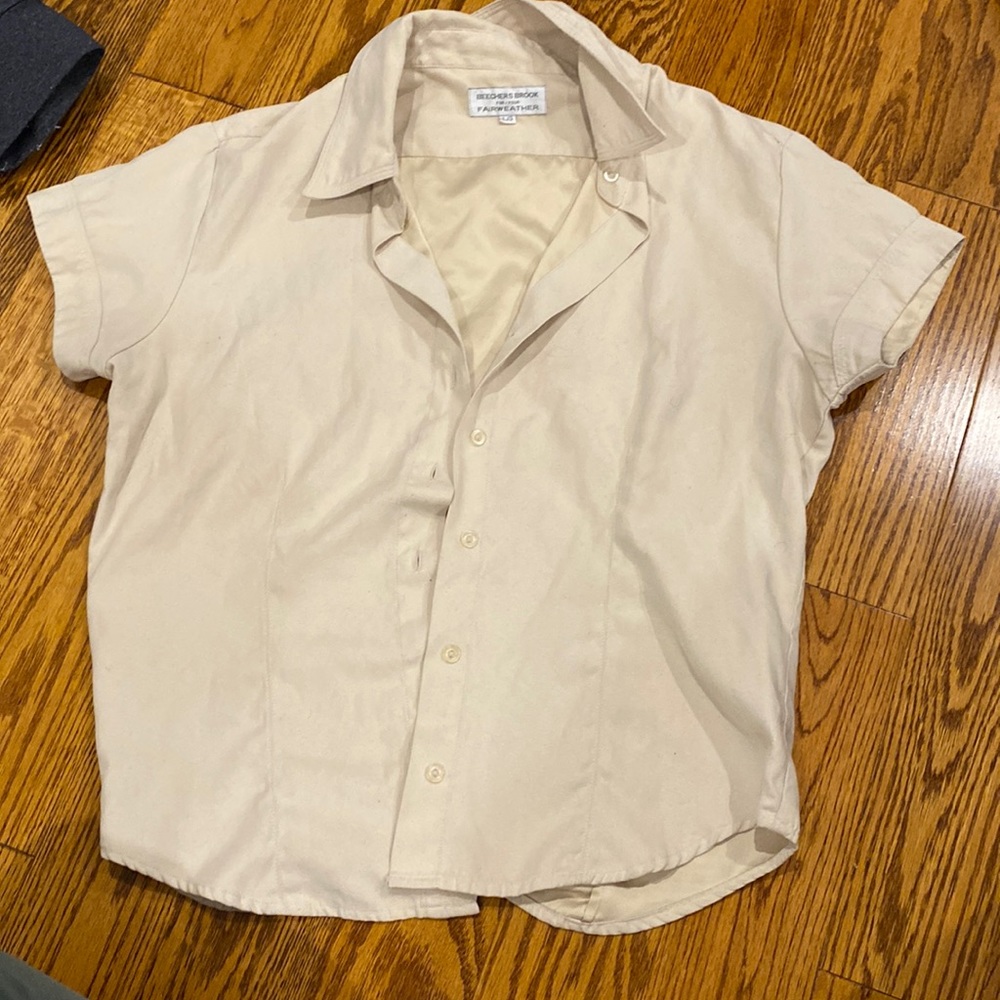 3 for $25! Button down suede top